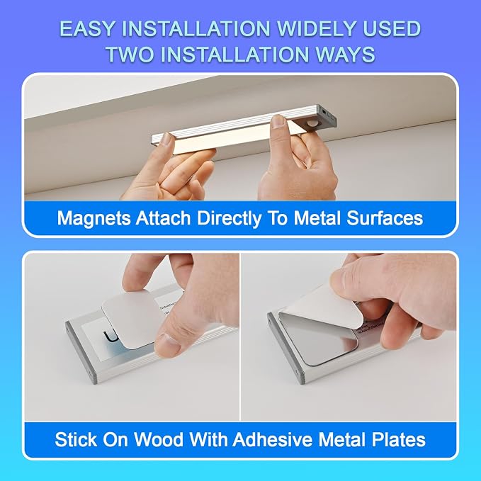 Under Cabinet Lighting, 4200mAh Motion Sensor Light Indoor, 3 Color Temp - Image 7