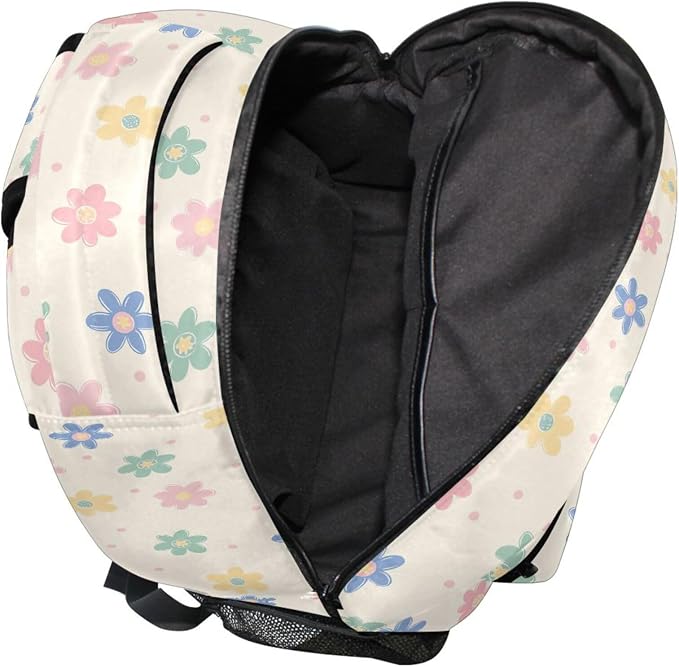 Wamika Daisy Flowers Kids Backpack Floral Orange Chamomile School Backpacks Boy - Image 7