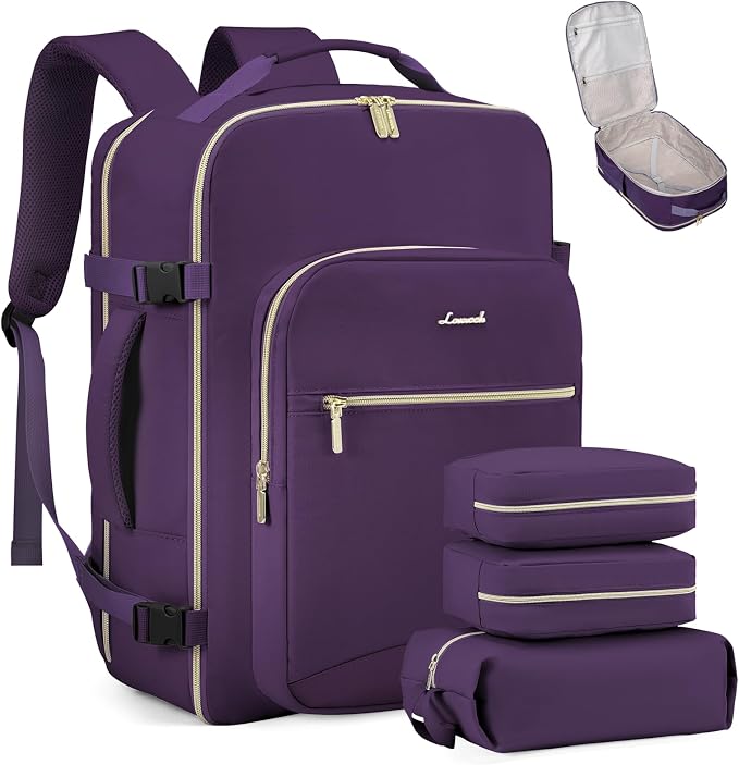 LOVEVOOK Travel Backpack for Women & Men 50L, Airline Approved Carry On by LOVEVOOK