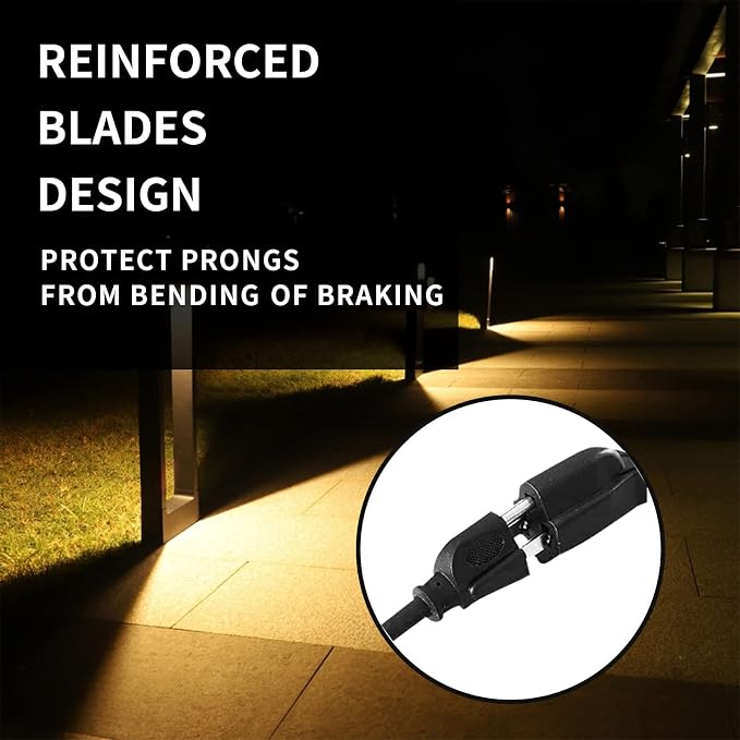 Extension Cord, UL Certified, 16 Gauge 1FT Black 3 Prong Heavy Duty, 16/3 SJTW - Image 4