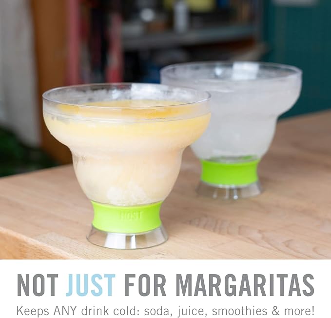 HOST Freeze Stemless Margarita Glasses Double Walled Insulated Gel Chiller - Image 4