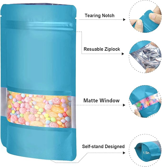 7.1"x10.2" 1 Quart 120pcs Mylar Bags - Image 3