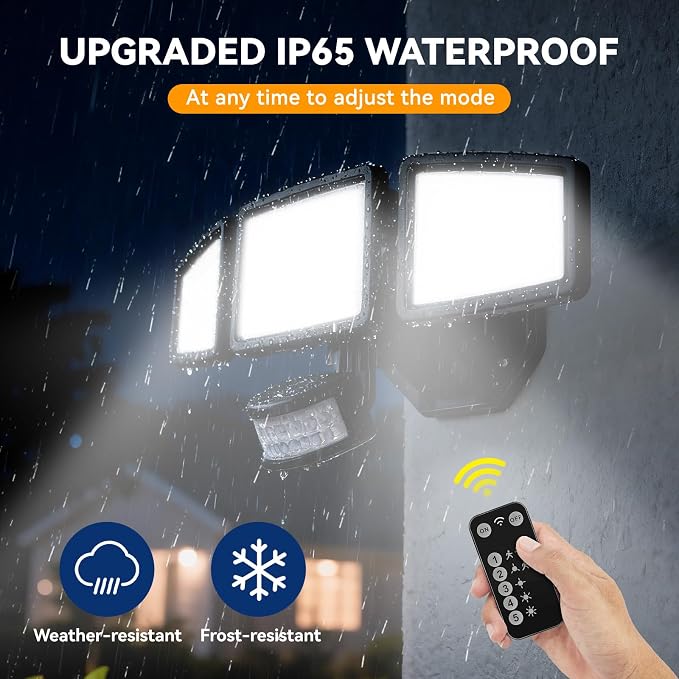 LED Security Lights Motion Sensor Light Outdoor, Waterproof, Flood Light - Image 6