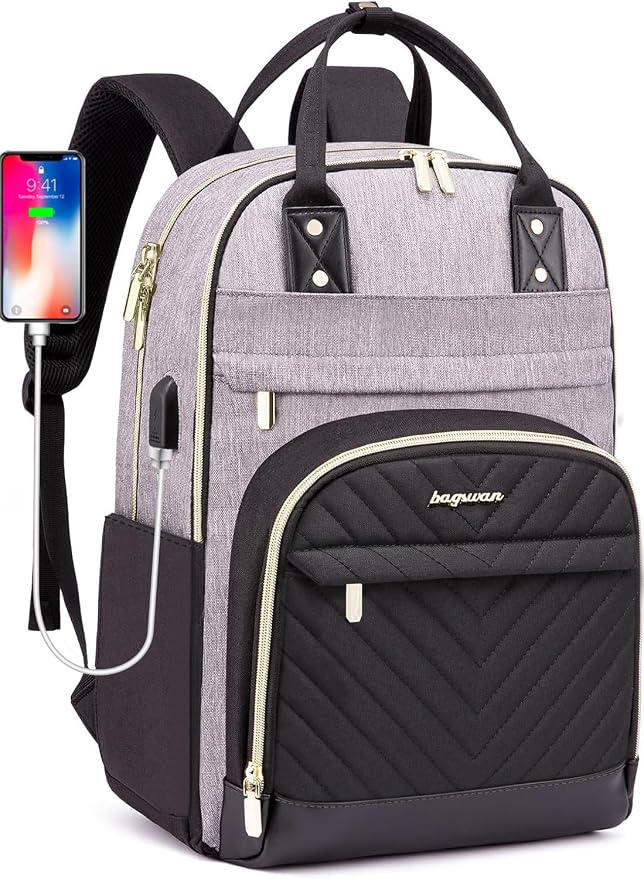 Laptop Backpack for Women Work Bag: College Backpacks 17.3 Inch by BAGSWAN
