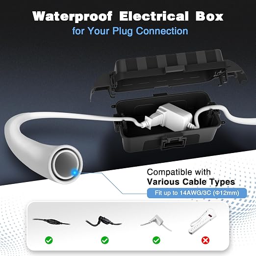 FLEMOON IP55 Outdoor Electrical Box Waterproof - Image 5