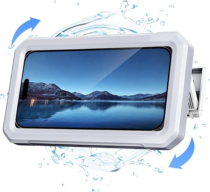 Coolpow Shower Phone Holder Waterproof【480°Rotatable】Retractable Adjustable by Coolpow