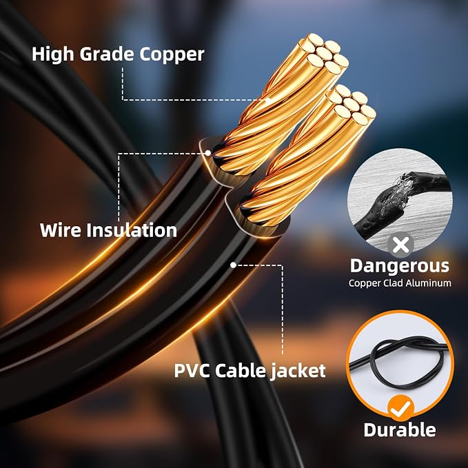Outdoor Patio String Lights: S14 Shatterproof Bulb Outside Waterproof Light - - Image 6