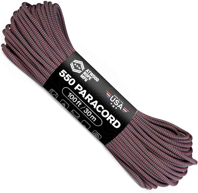 Atwood Rope MFG Color Changing 550 Paracord 100 Feet 7-Strand Core Nylon by AtwoodRopeMFG