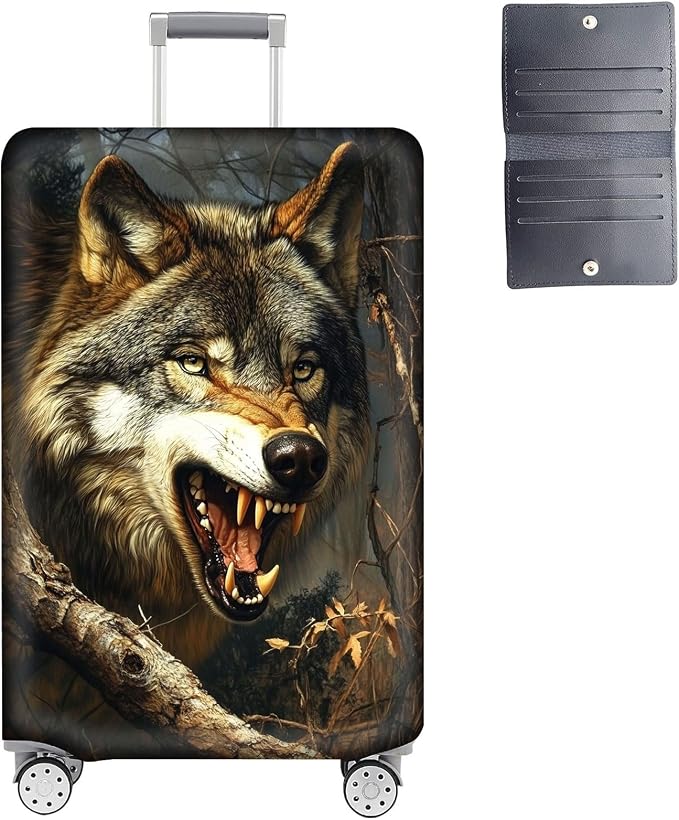 Luggage Cover Protector for 22-24 Inch Suitcases, TSA Approved Elastic Travel by Unknown