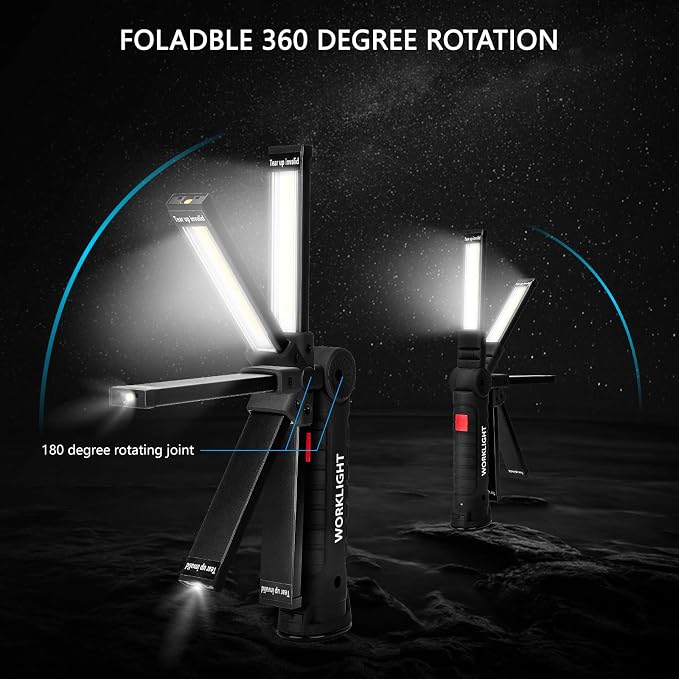 Lmaytech Gifts for Men 4Pack LED Flashlight, Rechargeable Work Lights - Image 2