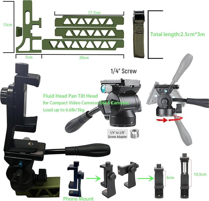 Adjustable 8-Inch Saddle Camera Arm - Image 2