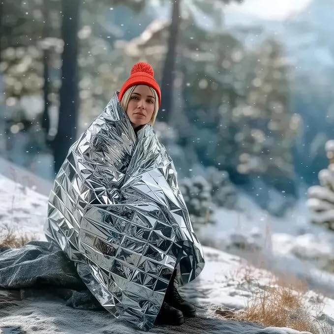 Altland 50 Pack of Emergency Blankets - Image 5