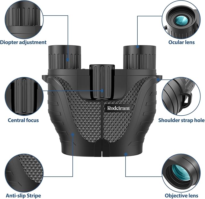 Binoculars 15x25 for Adults, High Powered Easy Focus Binoculars - Image 4
