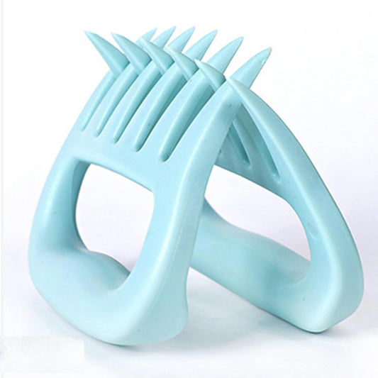 Meat Shredder Claws - Bear Claws for Shredding Meat - Claws for Pulled Pork, Chicken Shredder Tool - Perfect for BBQ Gifts, Easily Lift, Handle, Shred, and Cut Meats - Heat Resistant (Bowder Blue)