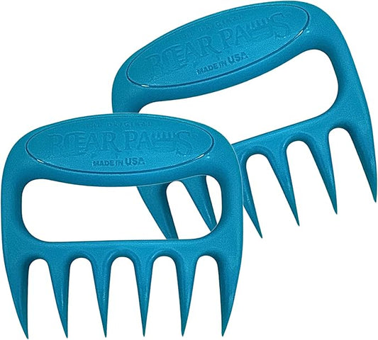 The Original Bear Paw Meat Shredder - Claws for Shredding Pork, Chicken & Any Meat (Teal)