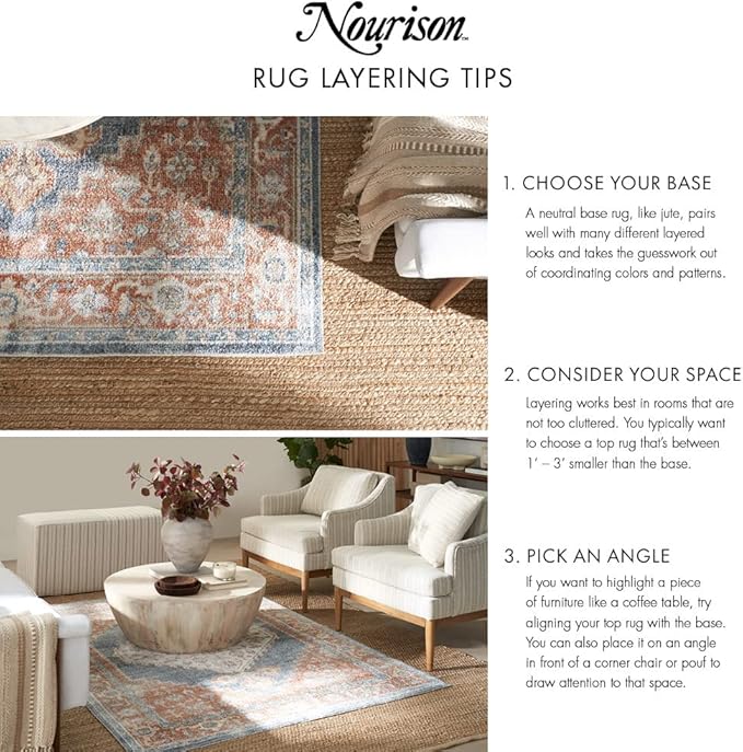 Nourison Home Positano Charcoal 8' x 10' Area Rug, Modern, Solid, Indoor/Outdoor, Easy Cleaning, Non Shedding, Bed Room, Living Room, Deck, Backyard
