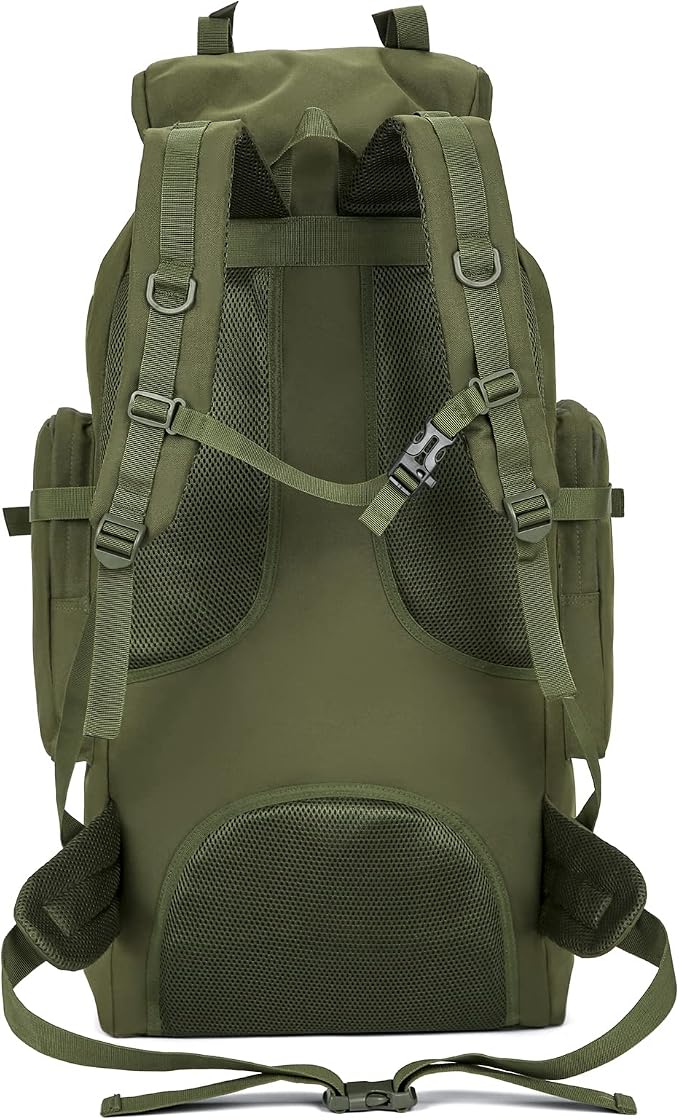100L Camping Hiking Backpack, Molle military Tactical rucksack backpack - Image 3