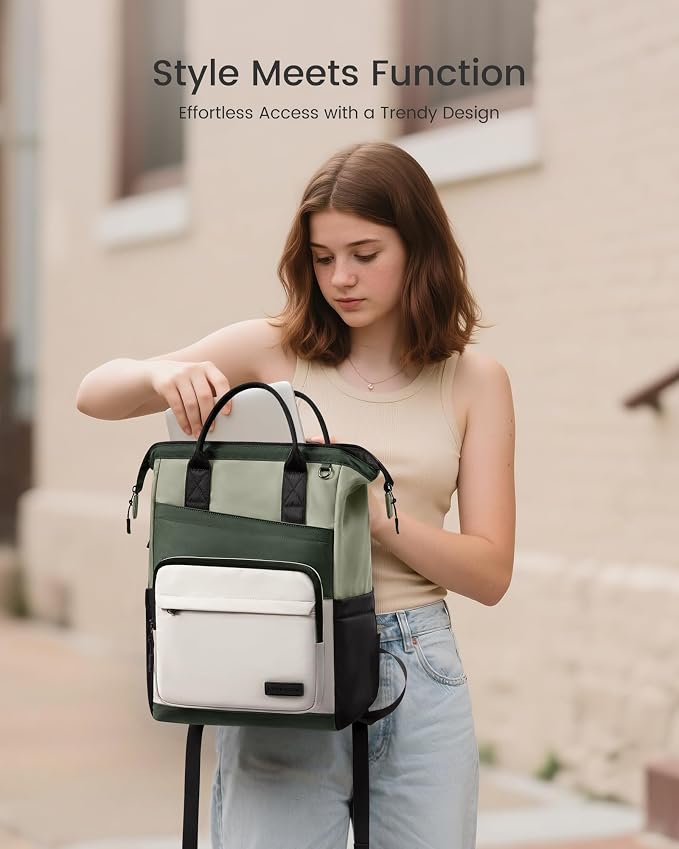 LOVEVOOK Laptop Backpack for Women, 15.6 Inch Travel Backpack for Work College - Image 6