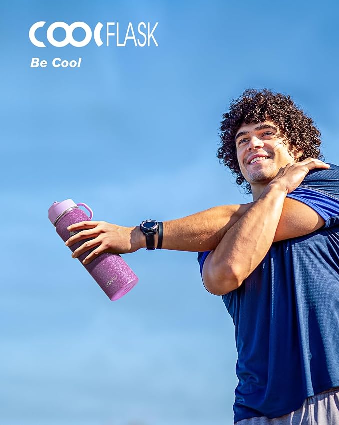 Coolflask Water Bottle 24 oz Insulated - Image 6
