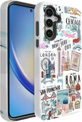 Compatible for Samsung Galaxy S24 FE 5G Case, Dual Layer Heavy Duty 2 in 1 by BSMOSPER