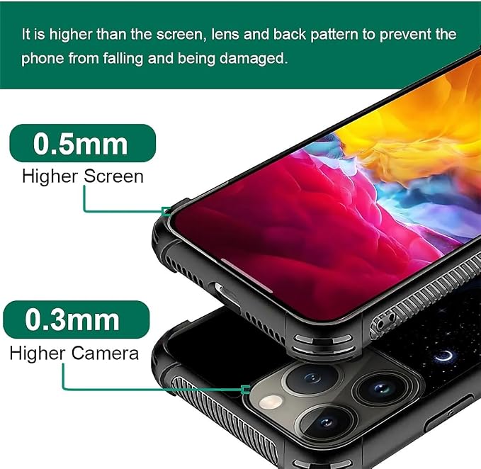 for iPhone 15 Pro Max Case, Galaxy Fox Wolf Pattern Graphic Design Girl Boy - Image 5