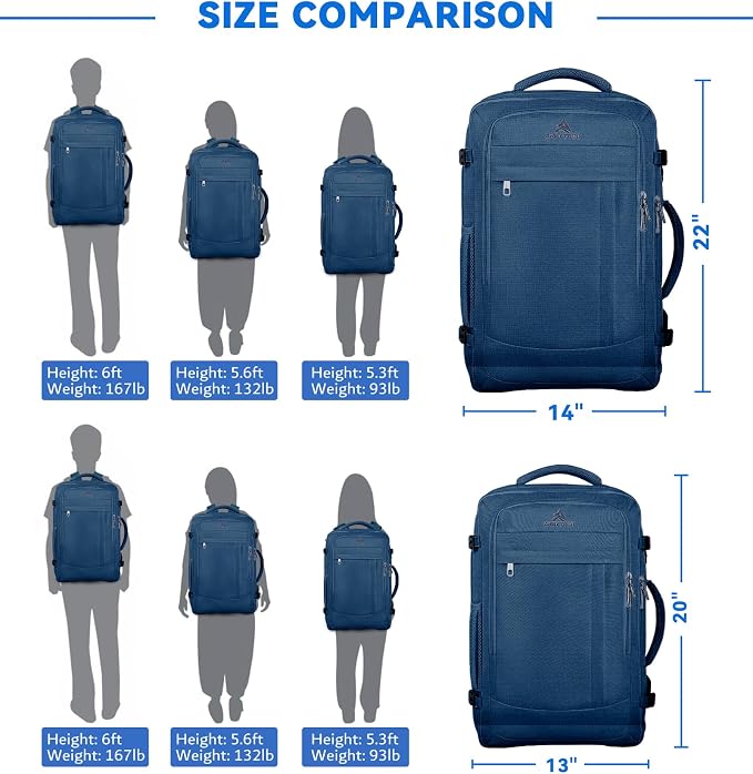 AREYTECO Large Travel Laptop Backpack - Image 6