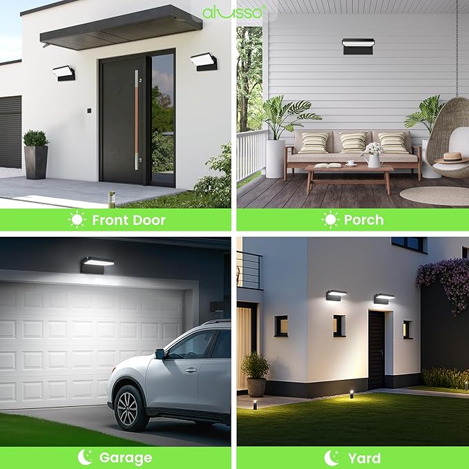 ALUSSO® 20W/40W/55W LED Flood Lights Outdoor, 360° Rotatable Outdoor Wall Light - Image 7