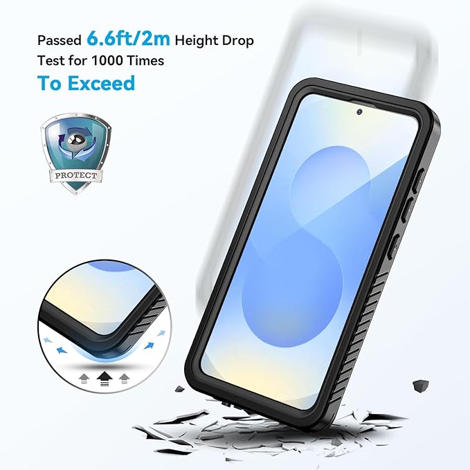 Lanhiem Magnetic for Samsung Galaxy S25 Phone Case, IP68 Waterproof Dustproof - Image 3