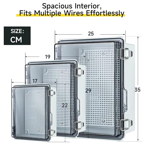 Waterproof Electrical Junction Box，IP67 Waterproof Clear ABS Plastic Enclosure - Image 2