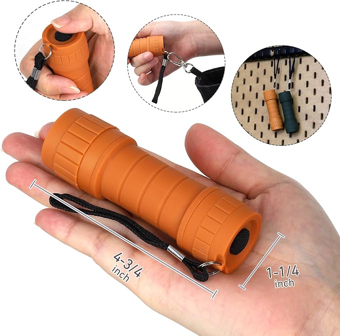 24-Pack Small Flashlights Set, Super Bright 100 Lumen LED Flashlight Pack - Image 7