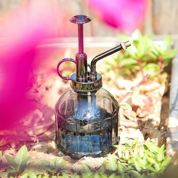 OFFIDIX Glass Plant Spray Bottle Plants Mister for Inside Small Watering Can for Indoor House Vintage Plant Spritzer Succulent Watering Sprayer Bottle