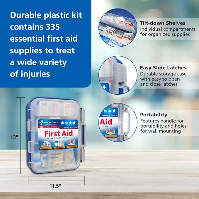 First Aid Only 91247 OSHA-Compliant First Aid Kit, All-Purpose 100-Person - Image 5