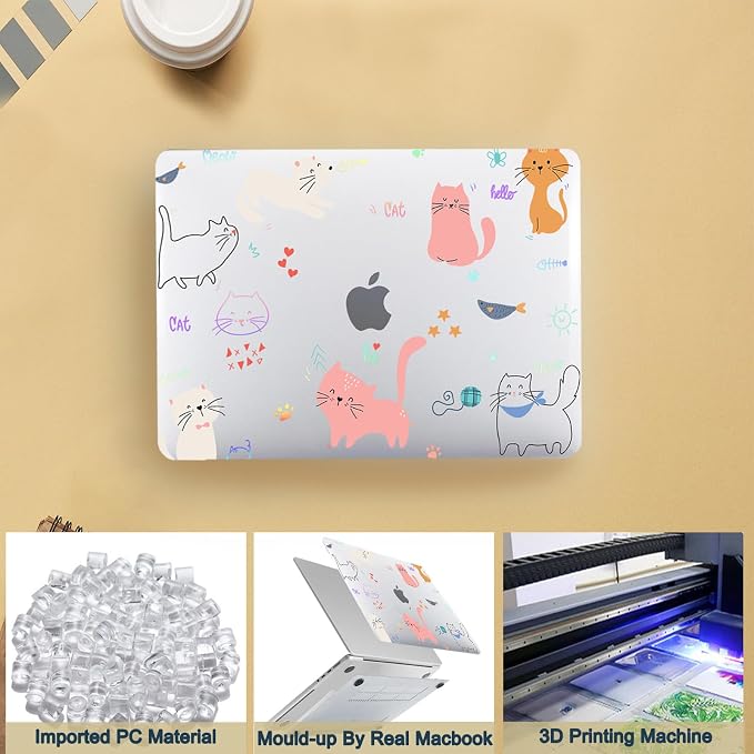 Laptop Case for New MacBook Pro 13 inch M1 M2 2016-2022 Release, Arts Pro 13.3" - Image 4