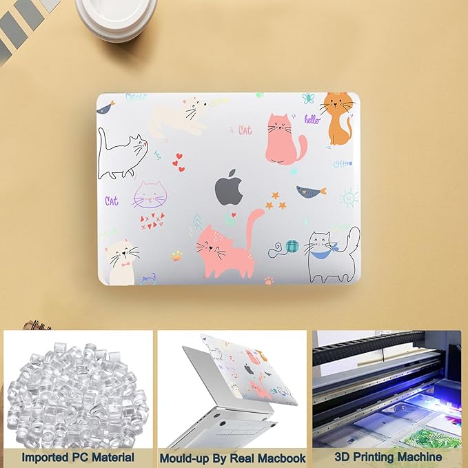 Laptop Cover for MacBook Air 11 inch Case 2015-2010 Release, Anti-Cracking - Image 4