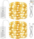HXWEIYE Rechargeable Fairy Lights Battery Operated, DIY Timer & 8 Modes by LightUpYourHomewHXWEIYE