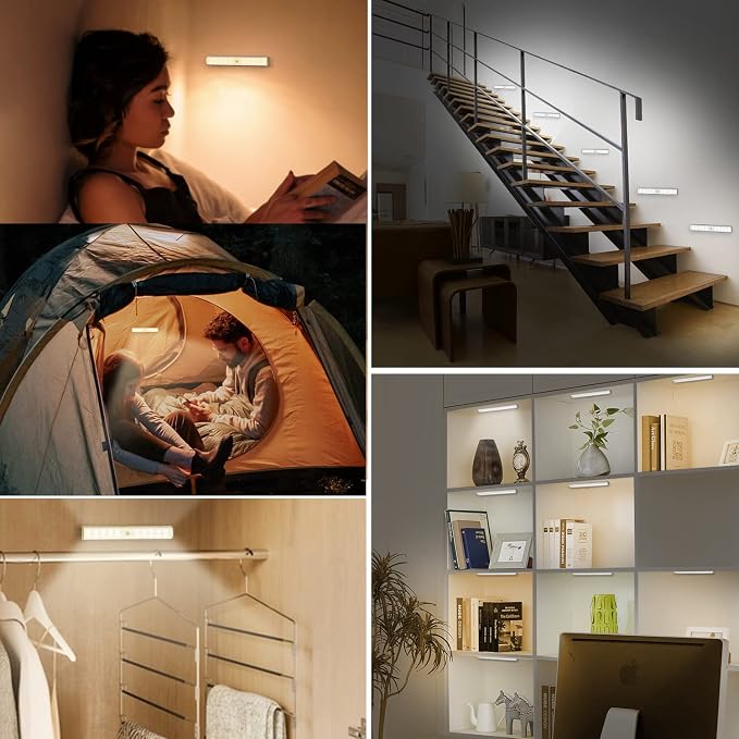 Diomart 48 LED Under Cabinet Lighting Wireless, 15 Colors Changeable - Image 8