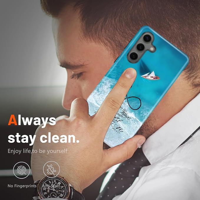 Compatible for Samsung Galaxy S25 FE 5G Case, Dual Layer Heavy Duty 2 in 1 - Image 5
