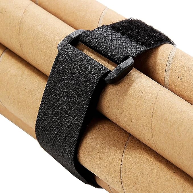 20 Pack Reusable Fastening Cable Ties and Cable Straps, Adjustable - Image 7