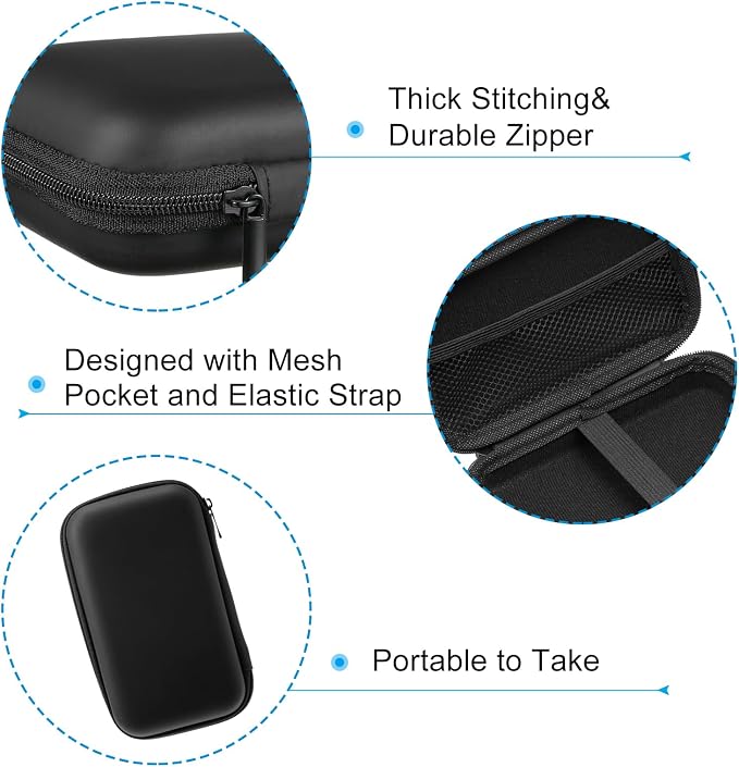 PATIKIL 6.69x3.54 Electronic Organizer Case, Charger Cord - Image 4
