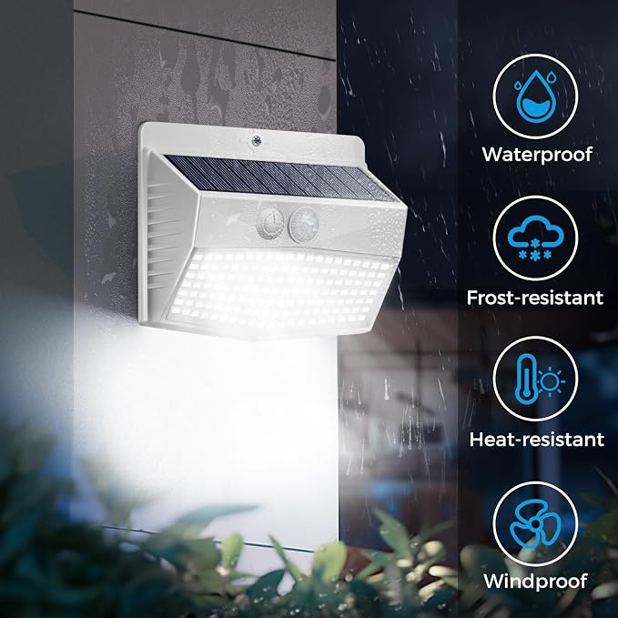 Peasur Solar Outdoor Lights, Motion Sensor Security Lights - Image 4