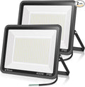 XYCN 2pack 400W LED Flood Lights Outdoor, 5000K Daylight White 50000LM Super by XYCN