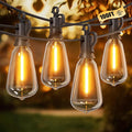 Brightown Outdoor String Lights, 100FT 50+2 LED ST38 LED Patio Lights by Brightown