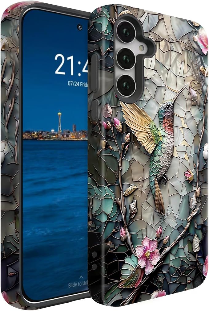 Compatible for Samsung Galaxy S26 Plus 5G Case, Dual Layer Heavy Duty 2 in 1 by BSMOSPER