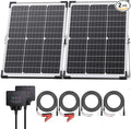 40W 12V Solar Trickle Charger, Waterproof Battery Maintainer by Callsun