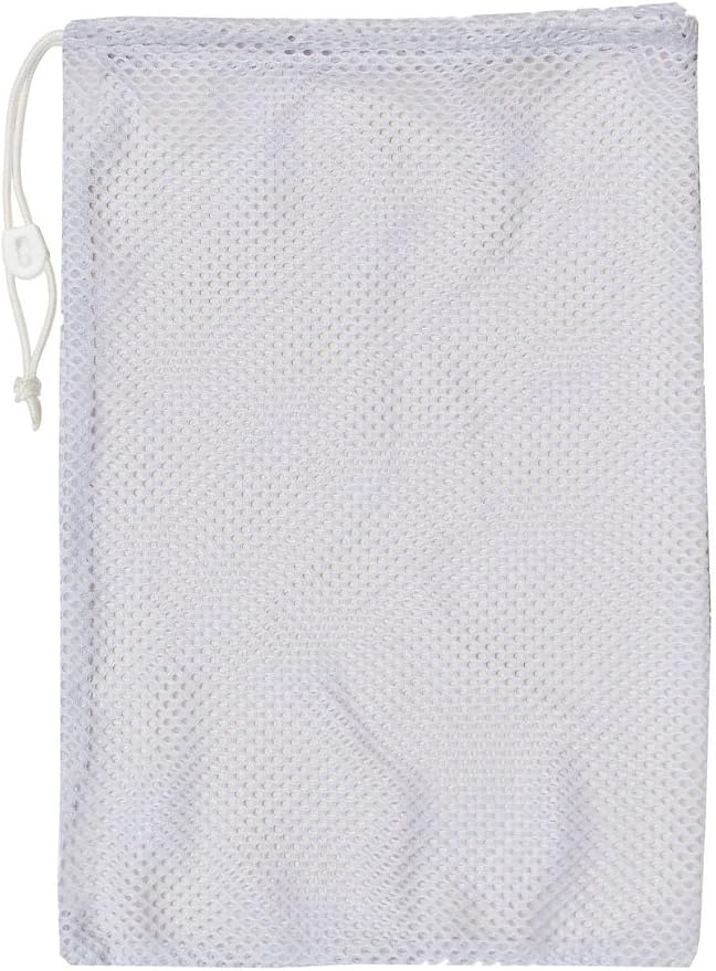 Champion Sports Mesh Equipment Bag – Heavy-Duty Nylon Drawstring Bag by ChampionSports