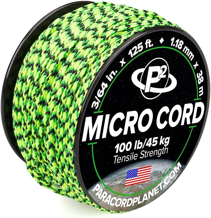Paracord Planet Micro Paracord – Thin Braided Cord by ParacordPlanet