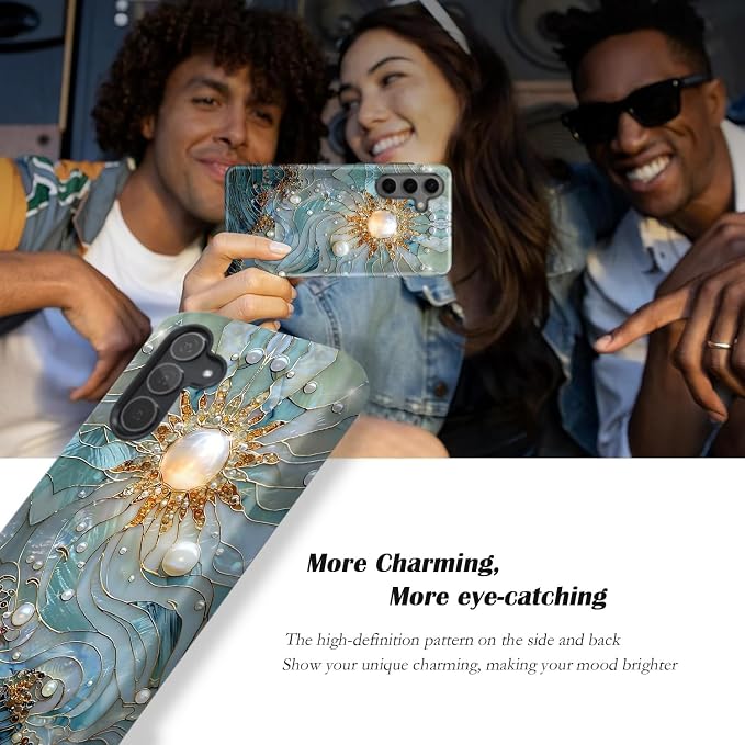 Compatible for Samsung Galaxy A37 5G Case, Dual Layer Heavy Duty 2 in 1 - Image 4
