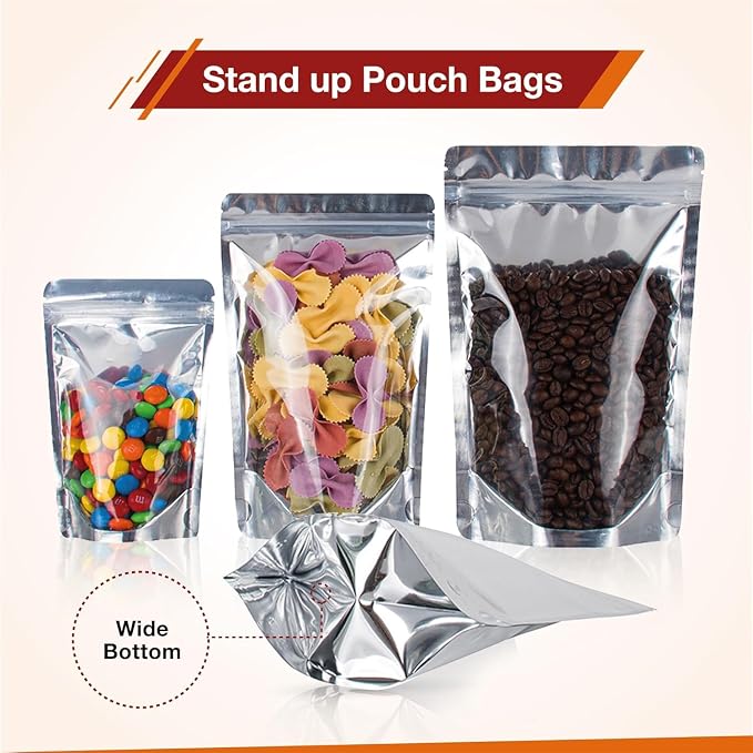 BELLE KR® Pint 5x8 Mylar Bags for Food Storage - Image 6