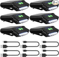 Mudder LED Clip on Cap Lights USB Rechargeable Cap Flashlight Clip Waterproof by Mudder
