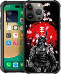 for iPhone 14 Pro Case, Sakura Japanese Samurai Pattern Graphic Design Girl Boy by FKBRCL4U